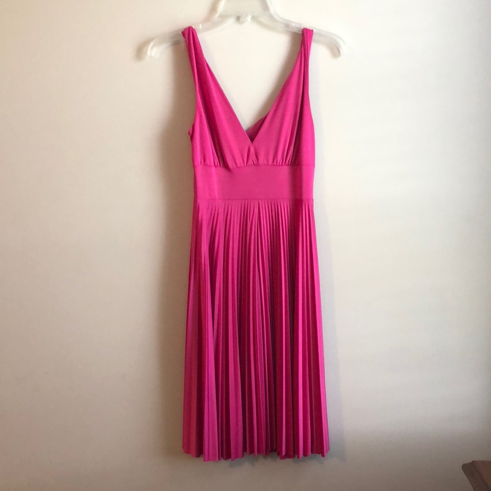 Hot pink dress